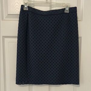 Banana Republic Navy Pencil Skirt Knee-Length Work